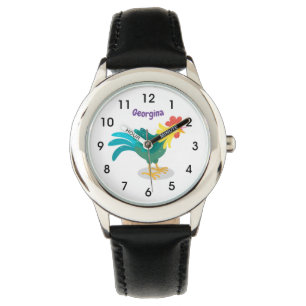 Reloj De Pulsera Ilustracion de personalizado de gallo de entrego g