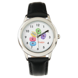 Reloj De Pulsera Ilustracion de personalizado de macarons graciosos