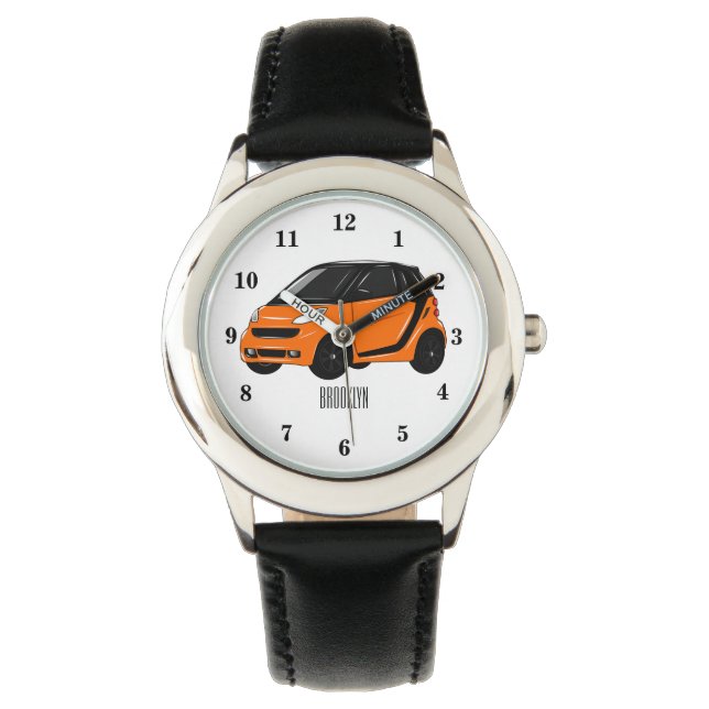 Reloj De Pulsera Ilustracion de personalizado de micro coches (Anverso)