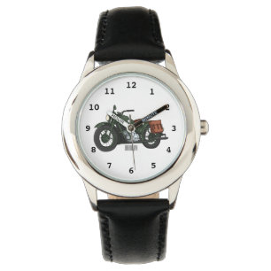 Reloj De Pulsera Ilustracion de personalizado de motocicleta de cru