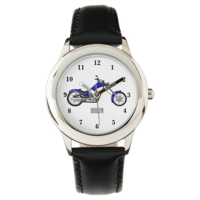 Reloj De Pulsera Ilustracion de personalizado de motocicleta de hel (Anverso)