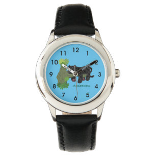 Reloj De Pulsera Ilustracion de personalizado de pantera negra de j