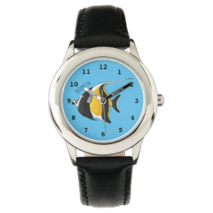 Reloj De Pulsera Ilustracion de personalizado de peces moro