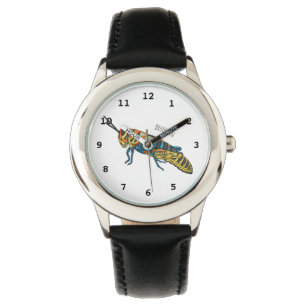 Reloj De Pulsera Ilustracion de personalizado de saltamontes de bar