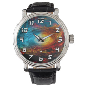 Reloj De Pulsera Ilustracion del agujero negro supermasivo