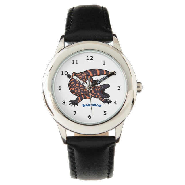 Reloj De Pulsera Ilustracion del personalizado monstruo de la gila  (Anverso)