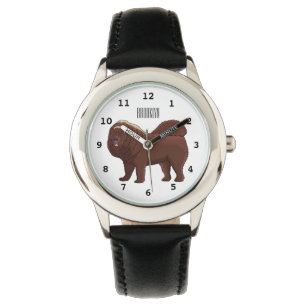 Reloj De Pulsera Ilustracion del personalizado tibetano Mastiff