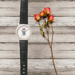 Reloj De Pulsera Ilustracion Guay Cat personalizado