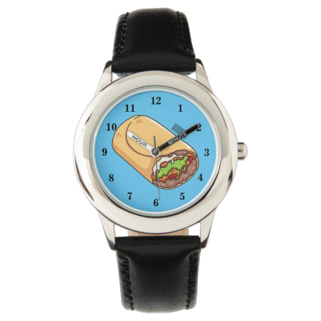 Reloj De Pulsera Ilustracion personalizado Burrito (Anverso)