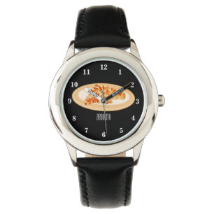 Reloj De Pulsera Ilustracion personalizado croissant