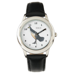 Reloj De Pulsera Ilustracion personalizado de aves de Maleo