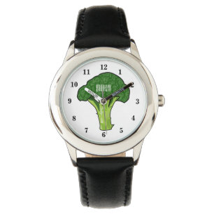 Reloj De Pulsera Ilustracion personalizado de Broccoli
