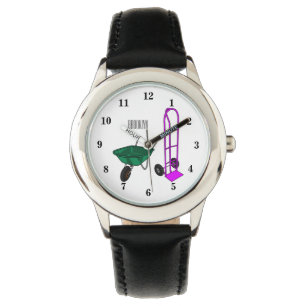 Reloj De Pulsera Ilustracion personalizado de carretillas y carrito