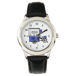Reloj De Pulsera Ilustracion personalizado de carrito de alimentos