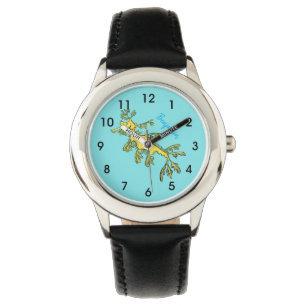 Reloj De Pulsera Ilustracion personalizado de dragón marino diverti