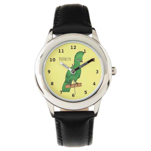 Reloj De Pulsera Ilustracion personalizado de Guinea (Anverso)