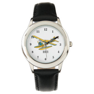 Reloj De Pulsera Ilustracion personalizado de hidroavión