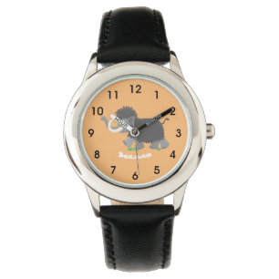 Reloj De Pulsera Ilustracion personalizado de mamut torpe