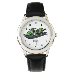 Reloj De Pulsera Ilustracion personalizado de moto acuática