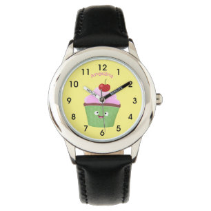 Reloj De Pulsera Ilustracion personalizado de quequitos alegres