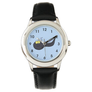 Reloj De Pulsera Ilustracion personalizado de renacuajo divertido