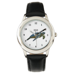 Reloj De Pulsera Ilustracion personalizado de tortugas marinas