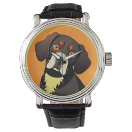 Reloj De Pulsera Ilustracion Personalizado de un cachorro