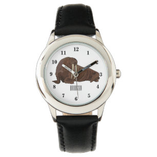 Reloj De Pulsera Ilustracion personalizado de Walrus
