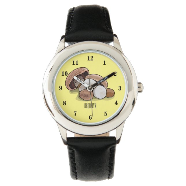 Reloj De Pulsera Ilustracion personalizado hongo (Anverso)