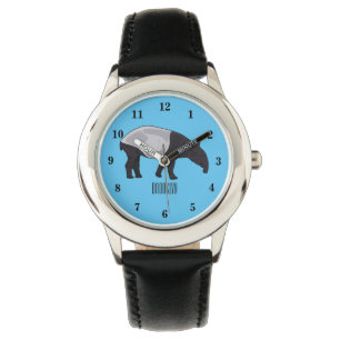 Reloj De Pulsera Ilustracion personalizado Tapir