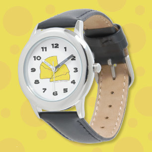 Reloj De Pulsera Ilustracion suizo de Personalizado de queso Kid Wa