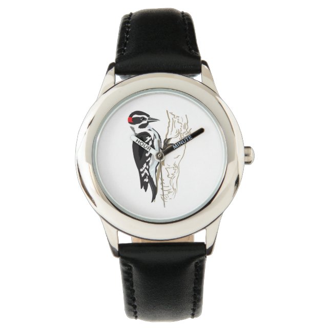 Reloj De Pulsera Ilustracion Woodpecker (Anverso)