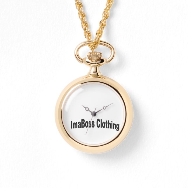 Reloj De Pulsera ImaBoss Clothing Personalizado Gold Wrap (Anverso)