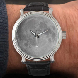 Reloj De Pulsera Imagen de astronomía Luna Completa. Superficie de 