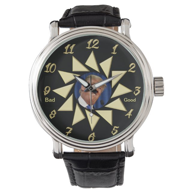 Reloj De Pulsera Imagen de Donald Trump (Anverso)
