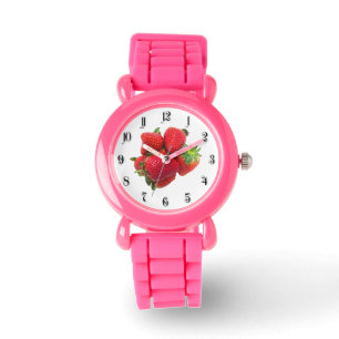 Reloj De Pulsera Imagen de fresas de ensueño profundo