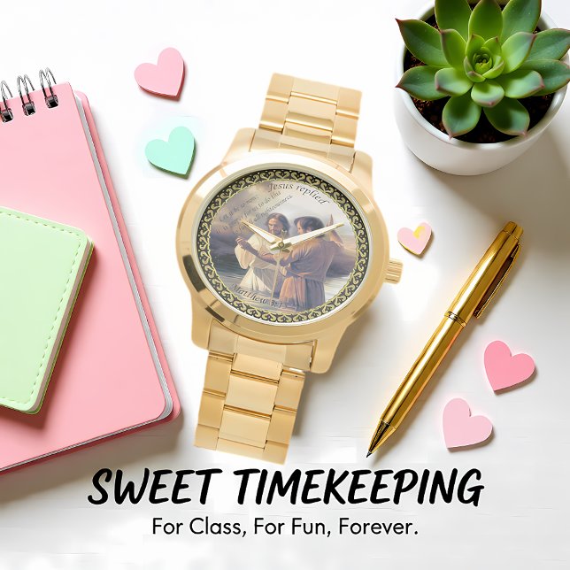 Reloj De Pulsera Imagen de Jesucristo Bautismo uno (Subido por el creador)