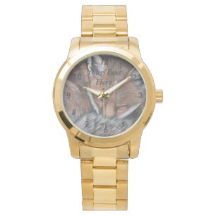Reloj De Pulsera imagen de la vida salvaje del zorro rojo adorable 