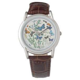 Reloj De Pulsera Imagen de mariposas. Patrón de mariposas en un
