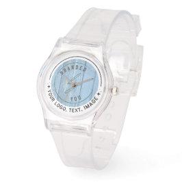 Reloj De Pulsera Imagen de personalizar | Silicone Strap Clear
