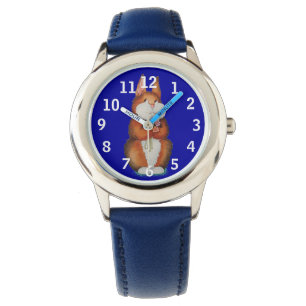 Reloj De Pulsera imagen del conejo de conejito marrón lindo