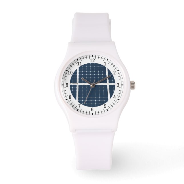 Reloj De Pulsera Imagen divertida del panel de energía solar (Anverso)