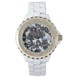 Reloj De Pulsera Imagen Elegante de Diamante con facetas