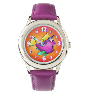 Reloj De Pulsera imán lindo del dibujo animado de la ballena