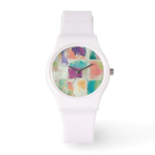 Reloj De Pulsera Impresión abstracta de piedra el   Mike Schick de
