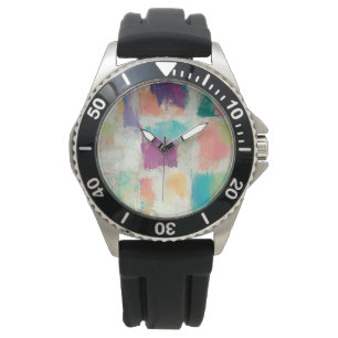 Reloj De Pulsera Impresión abstracta de piedra el Mike Schick de