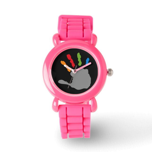 Reloj De Pulsera Impresión de la mano de la palma (Anverso)