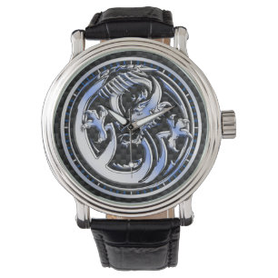 Reloj De Pulsera Impresión de marcado de fibra de carbono de Dragon