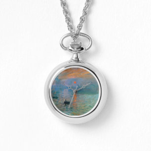 Reloj De Pulsera Impresión del amanecer por Claude Monet