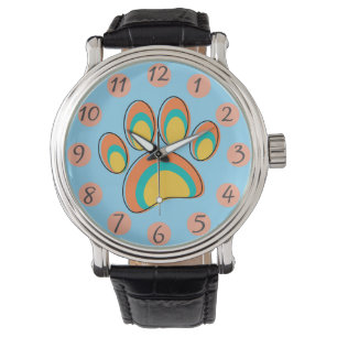 Reloj De Pulsera Impresión moderna de perro de mediados de siglo